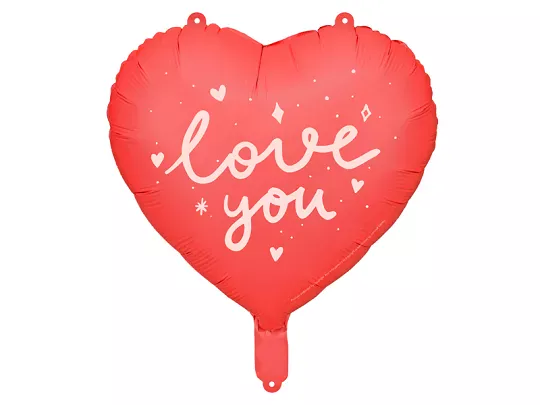 Party Deco 18 inch I Love You Heart Foil Balloon