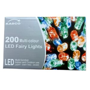 200 LED Multi Colour Fairy Indoor/Outdoor Lights 15.9 meters