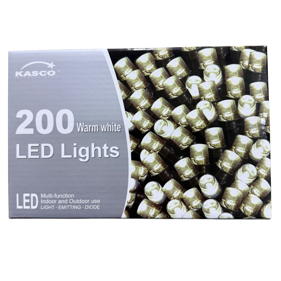 200 LED Warm White Indoor/Outdoor Lights 15.9 meters