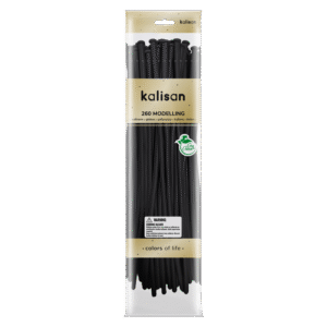 Kalisan Standard Black Nozzle Up 260 Modelling Latex Balloons (100pk)
