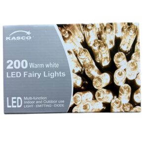 200 LED Warm White Fairy Indoor/Outdoor Lights 15.9 meters