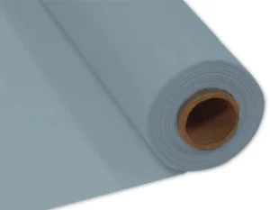 Matte Silver Plastic Table Roll
