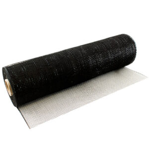 Oaktree Eleganza 25cm x 9.1m Black Deco Mesh