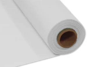 White Plastic Table Roll