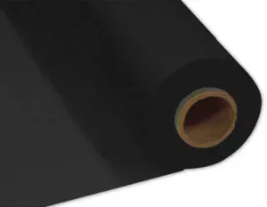 Black Plastic Table Roll