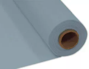 Matte Silver Plastic Table Roll