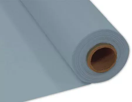 Matte Silver Plastic Table Roll