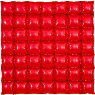 Oaktree 36inch Red 7x7 Waffle Foil Balloon