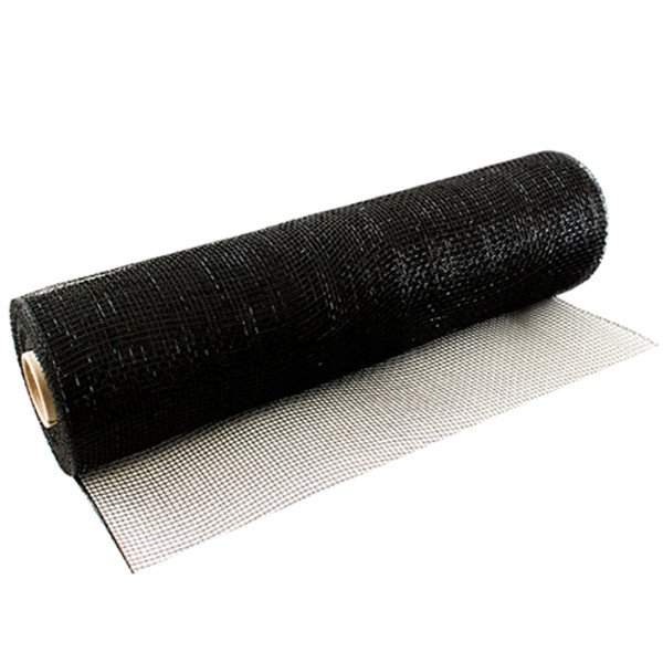 Oaktree Eleganza 25cm x 9.1m Black Deco Mesh