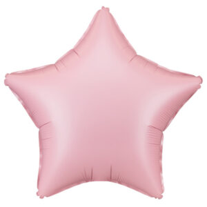 16 inch Matte Light Pink Star Foil Balloon