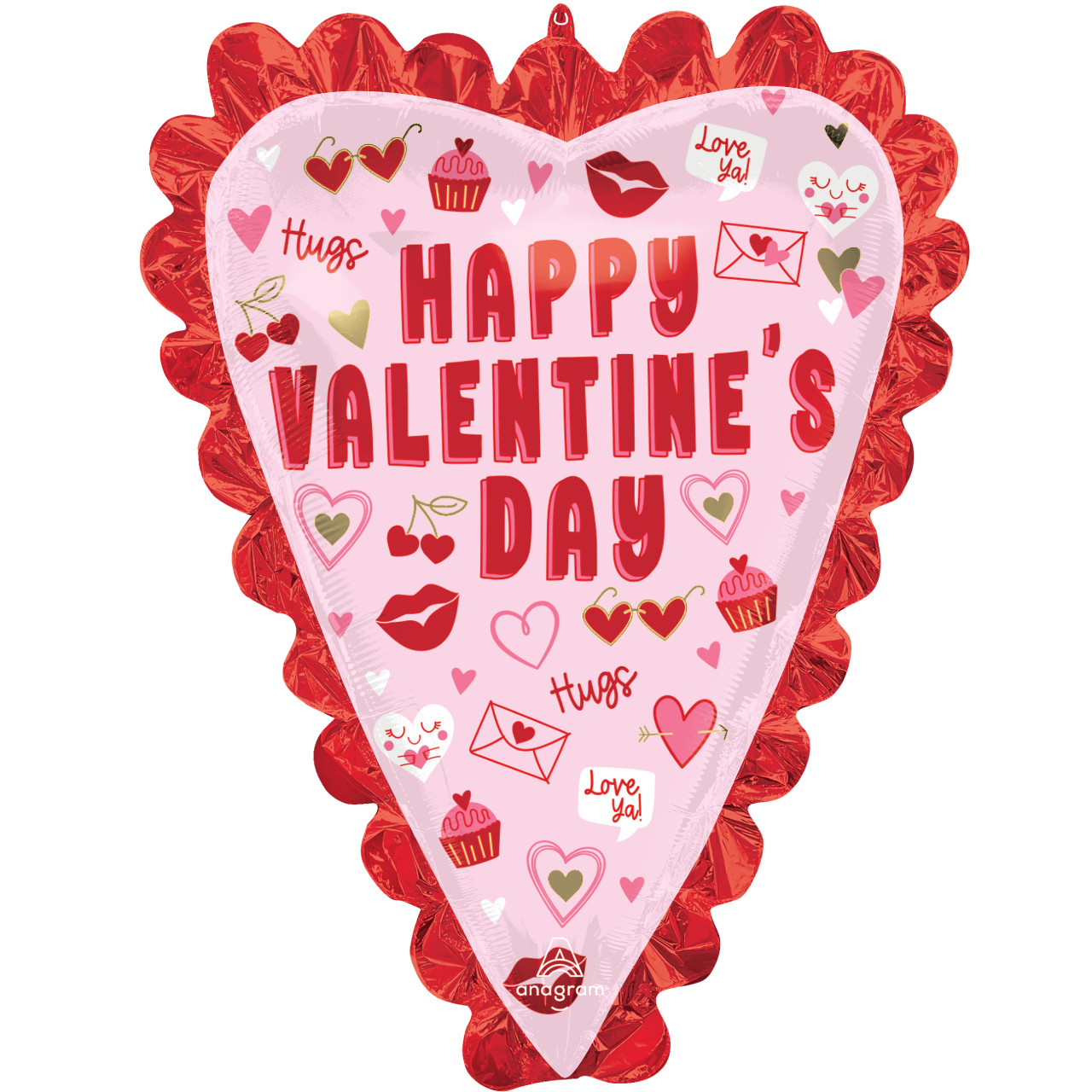 35 inch Valentine's Vibes SuperShape Foil Balloon (1)