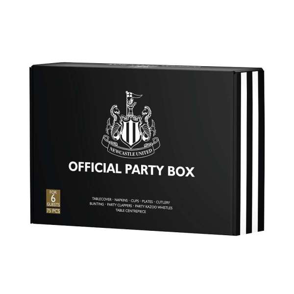 Official Party Supplies Newcastle United FC Party Box For 6 Guests