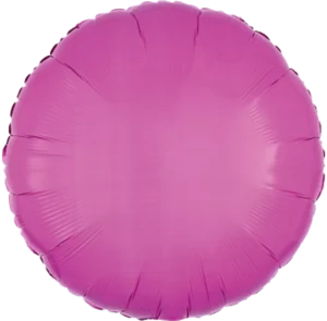 Anagram 18 inch Bright Bubblegum Pink Round Foil Balloon