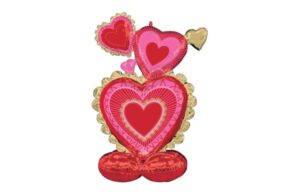 Anagram 50 inch Valentines Scalloped Sweethearts Airloonz Foil Balloon