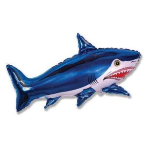 Flexmetal 42 inch Blue Shark Foil Balloon