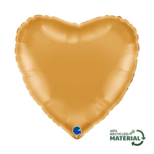 Grabo 18 inch Gold Heart Foil Balloon