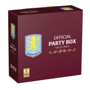 Official Party Supplies 44pc Aston Villa FC Football Party Box For 6 Guests