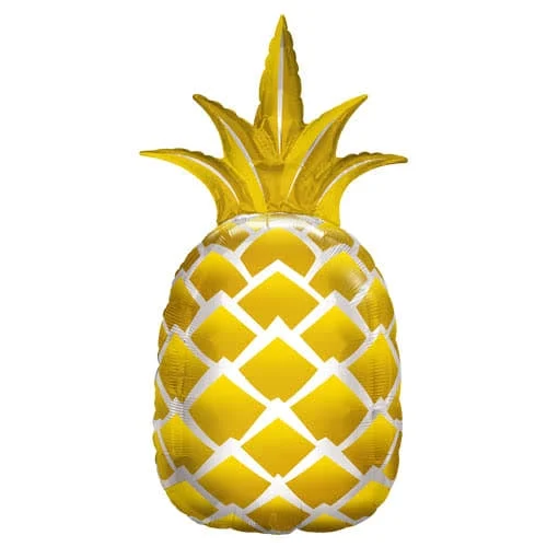 Qualatex 44 inch Golden PineApple Foil Balloon