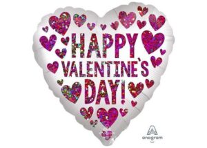 Happy Valentine's Day Sequins Foil Balloon Anagram