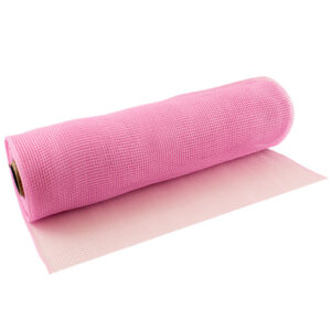 Oaktree Eleganza 25cm x 9.1m Light Pink Deco Mesh