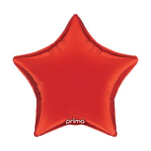 Prima 18 inch Red Star Foil Balloon