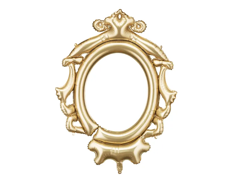Party Deco 78×95cm Gold Frame Foil Balloon