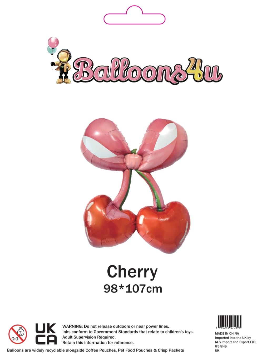 Cherry Heart Foil