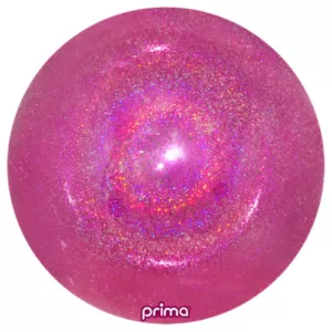 20 inch Hot Pink Glitter Clear Sphere Balloon