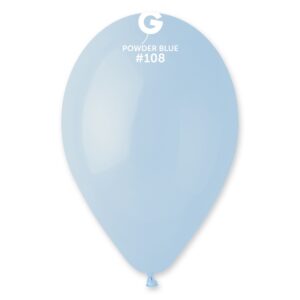 Gemar Powder Blue #108 Latex Balloons