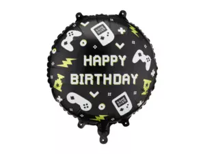 Party Deco 18 inch Happy Birthday Tablet Foil Balloon