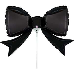 Grabo 14 inch Black Bow Mini Foil Balloon