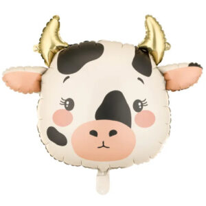 Party Deco 22 inch Cow Head Foil Balloon