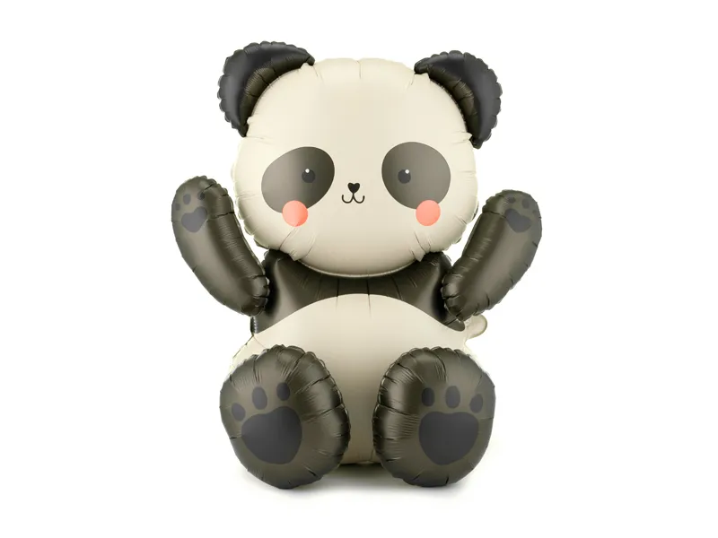 Party Deco 28 inch Sitting Panda Bear Foil Balloon