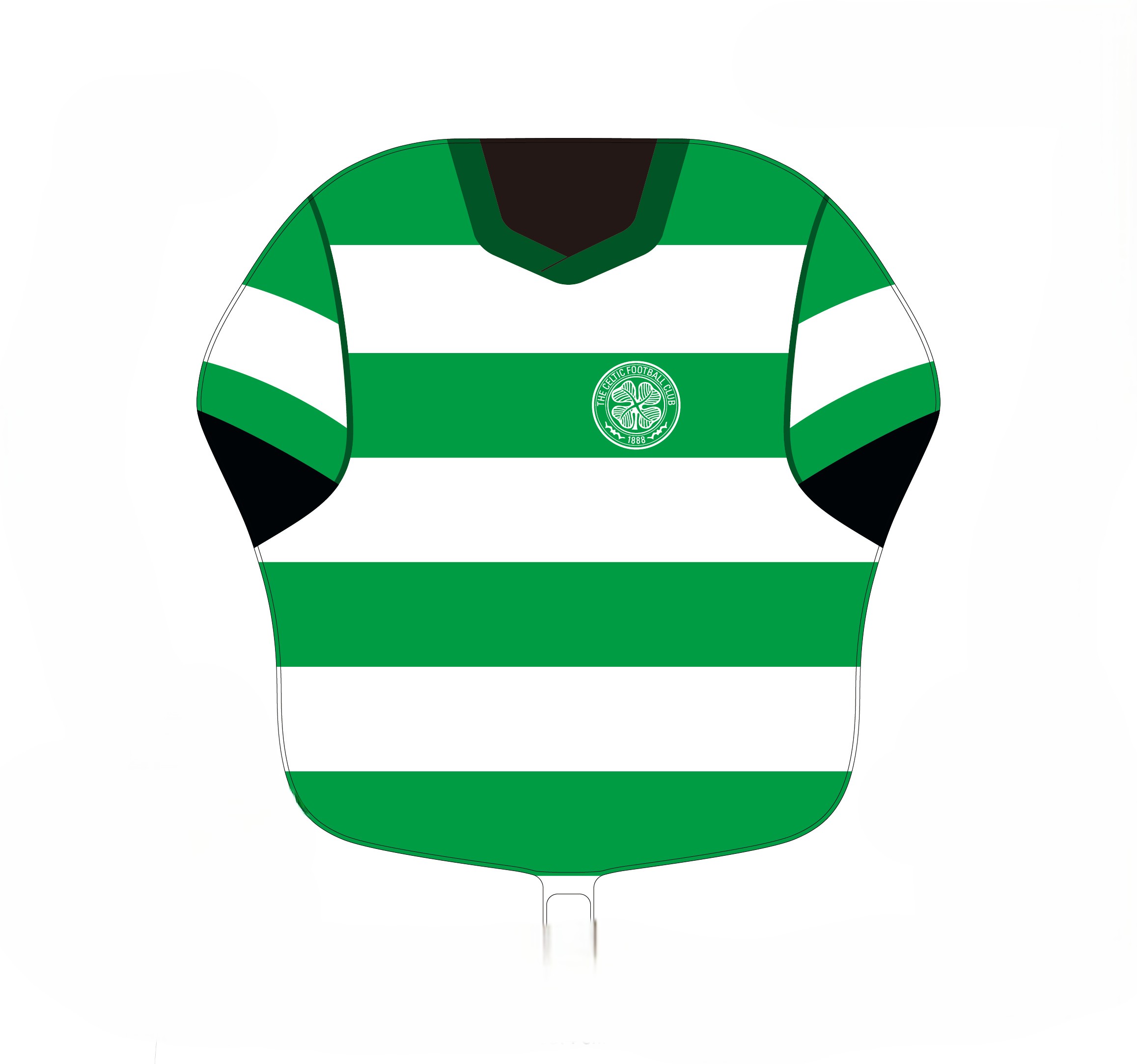 Celtic Football Club Jersey Official Foil Balloon