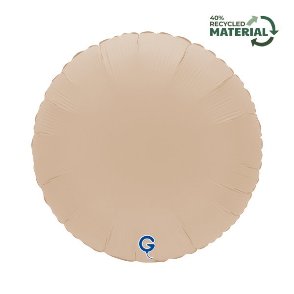 Buy Grabo 18 inch Round Soft Matte Cappuccino Foil Balloon | Balloons4u