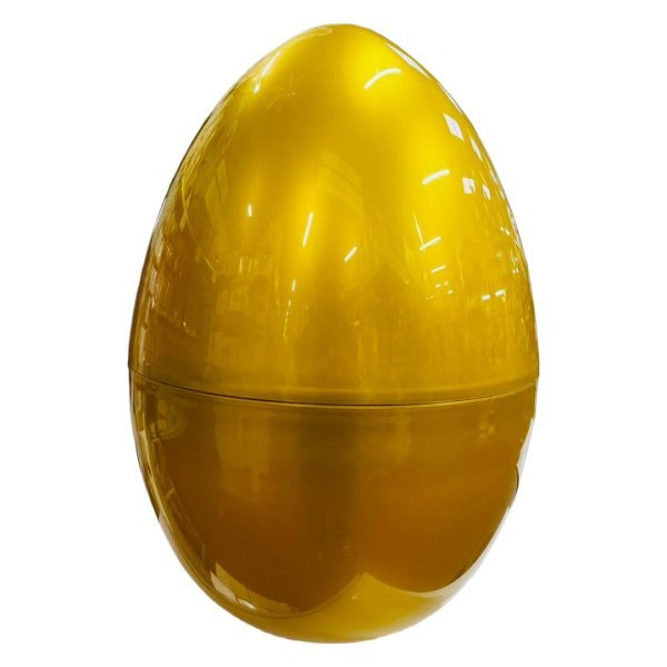 Eurowrap 14 inch Gold Jumbo Plastic Egg (Case Of 6)