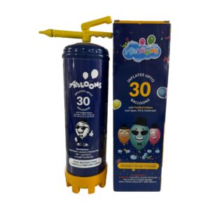 Airloons Portable Helium Balloon Kit 2.2 Ltr – Inflates Up to 30 Balloons