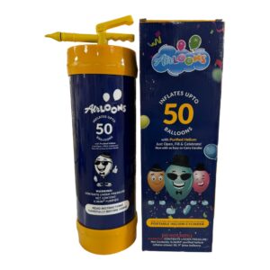 Airloons Portable Helium Balloon Kit 3.3 Ltr – Inflates Up to 50 Balloons