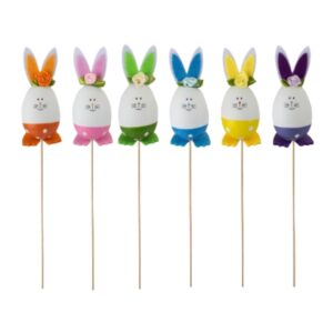 Easter Rabbit Picks (6 Assorted)