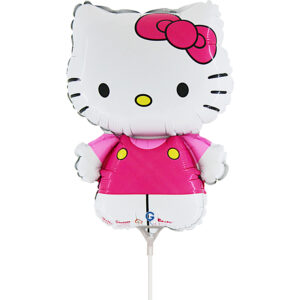 Grabo 14 inch Hello Kitty Fuxia Mini Foil Balloon