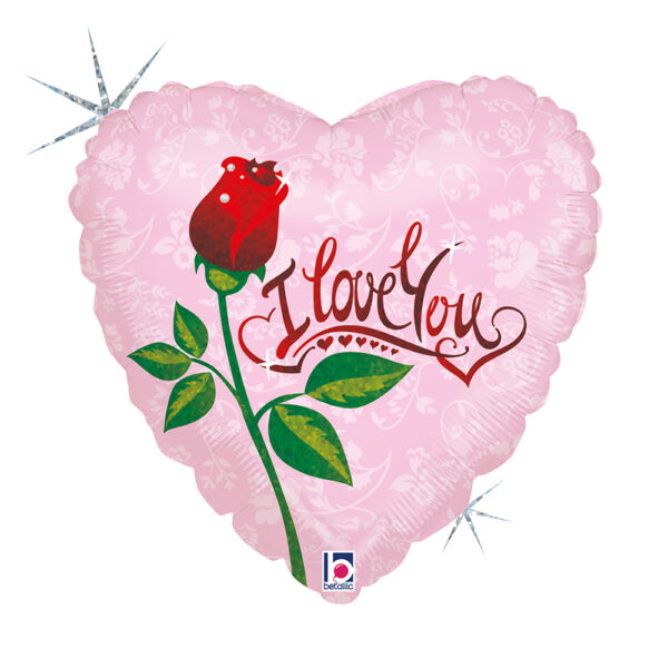 Buy Grabo 18 inch Dew Drop Love Heart Foil Balloon | Balloons4u