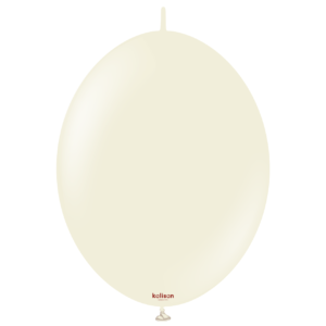 Kalisan 12 inch Retro White Sand K-Link Latex Balloons