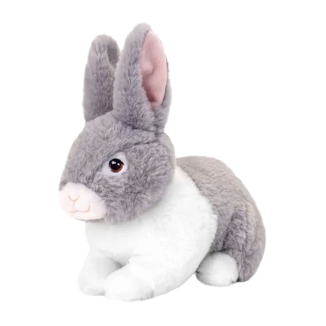 Keel Toys 25cm Grey Easter Bunny Plush