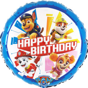 Grabo 18 inch Paw Patrol Happy Birthday Foil Balloon