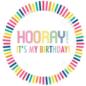 Amscan 18 inch Birthday Hooray Foil Balloon