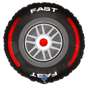 18 inch Fast Tire Foil Balloon