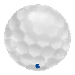 Grabo 18 inch White Golf Ball Foil Balloon