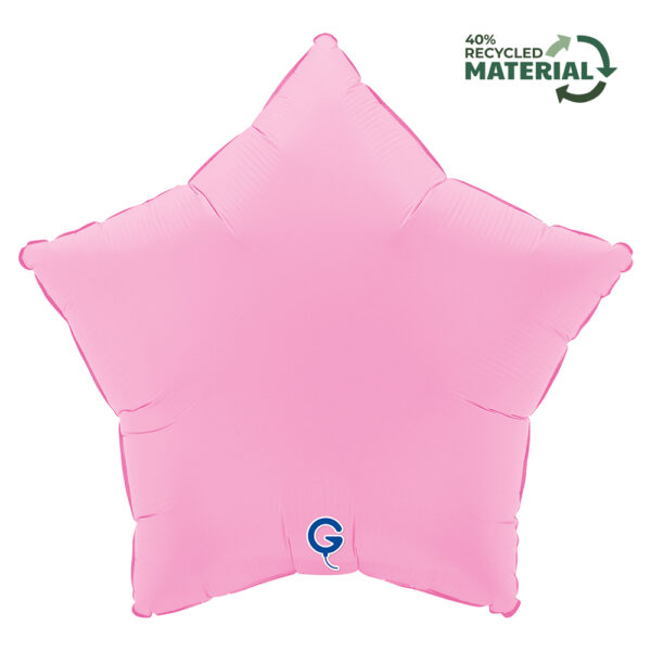 Buy Grabo 18 inch Soft Matte Sakura Pink Star Foil Balloon | Balloons4u
