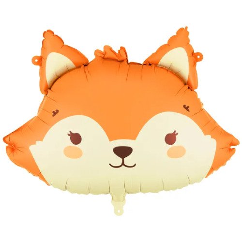 Party Deco 22 inch Fox Head Foil Balloon