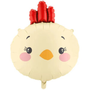 Party Deco 23 inch Chicken Head Foil Balloon